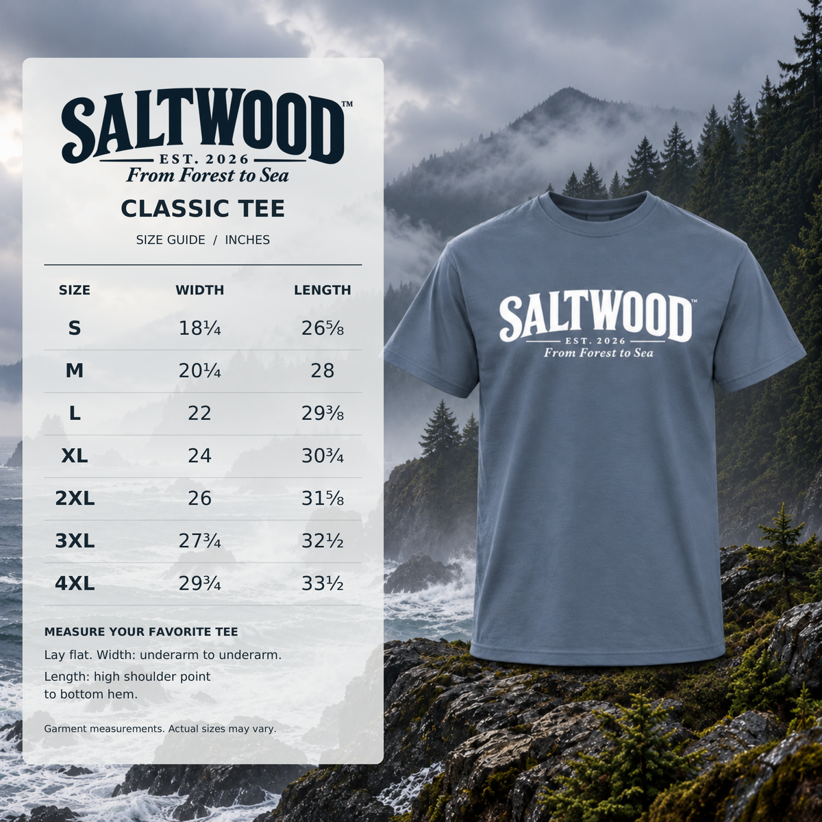 Classic Tee Brown | Forest
