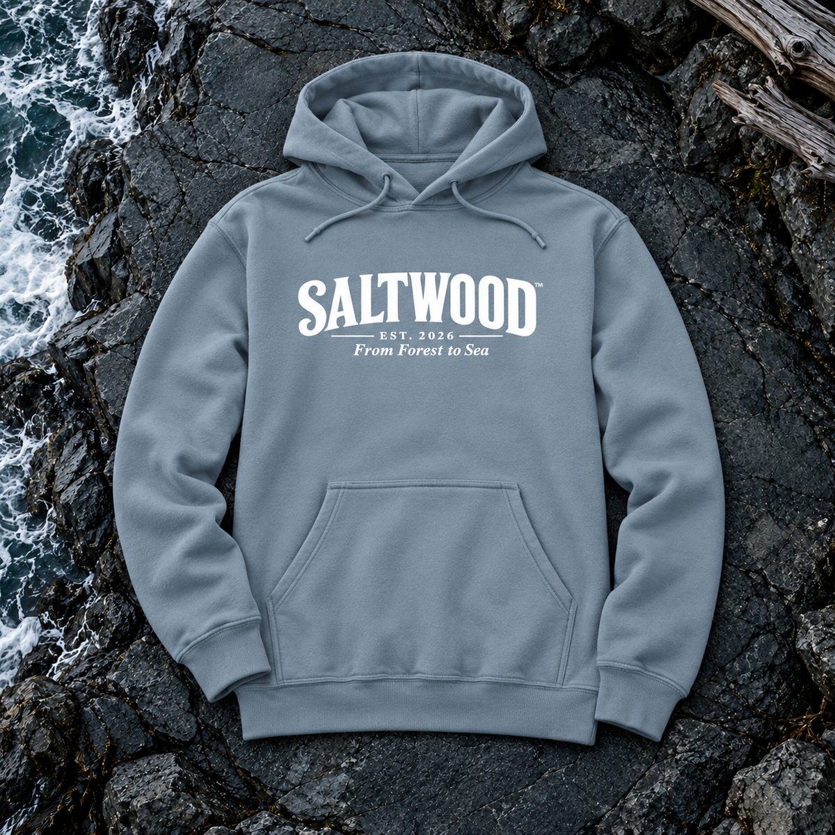 Classic Hoodie Pacific | White
