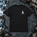 Pinewave Tee Black | White