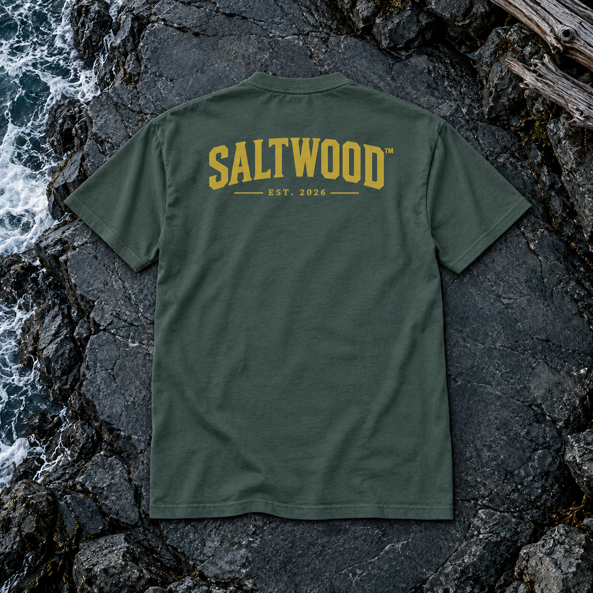 Pinewave Tee Forest | Gold